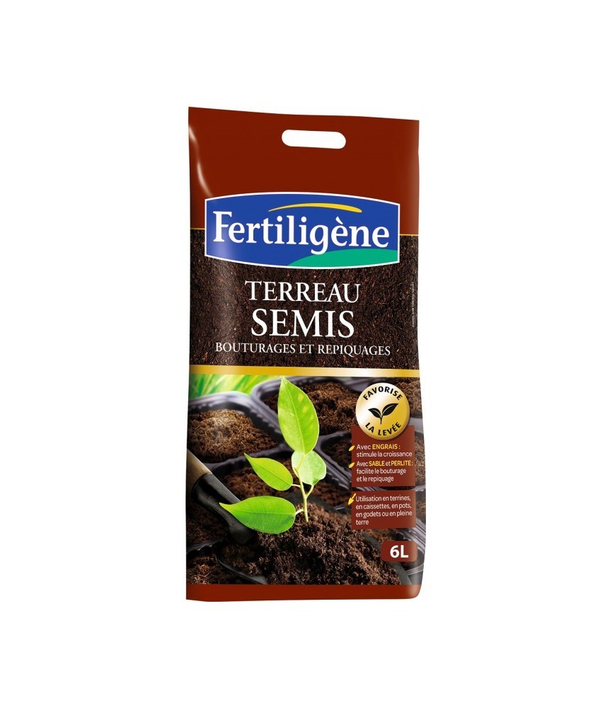 Terreau Semis - 6 L - FERTILIGENE
