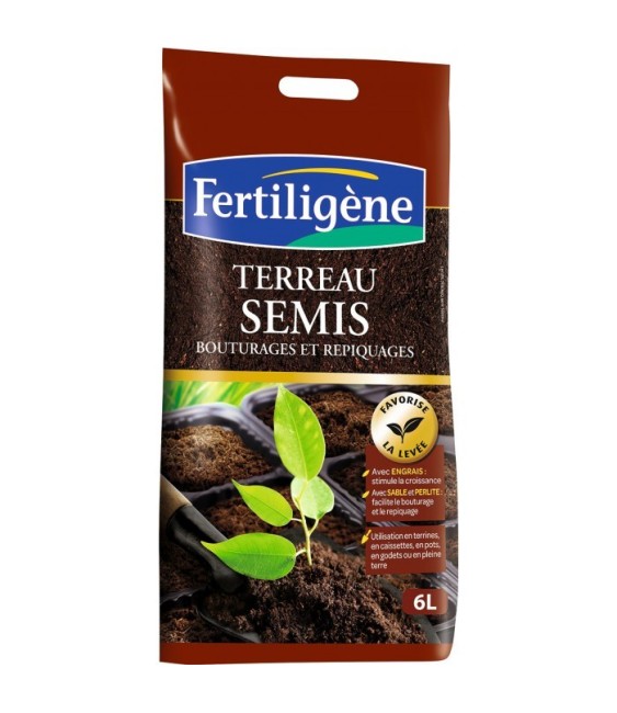 Terreau Semis - 6 L - FERTILIGENE