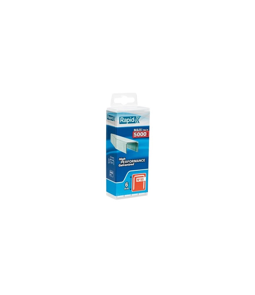Agrafes décoration et finition N°53 - 6 mm - Lot de 5000 - RAPID