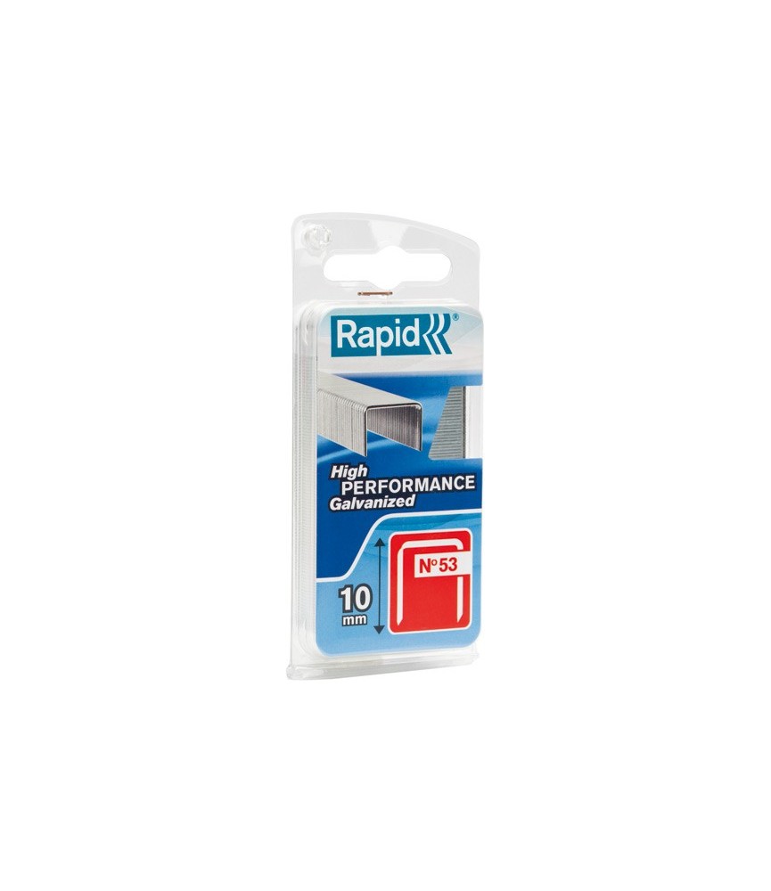 Agrafes décoration et finition N°53 - 10 mm - Lot de 5000 - RAPID Agrafes décoration et finition N°53 - 10 mm - Lot de 5000 - RAPID