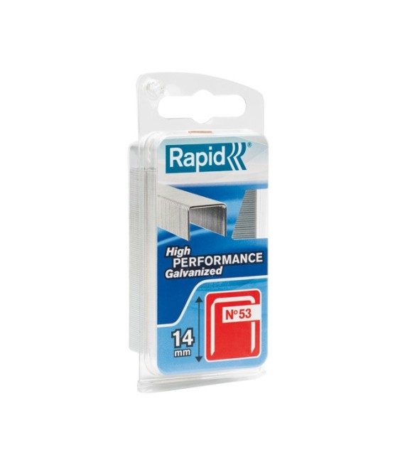 Agrafes décoration et finition N°53 - 14 mm - Lot de 5000 - RAPID