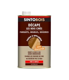 Décapant bois cirés - Facile à appliquer - 1 L - SINTO