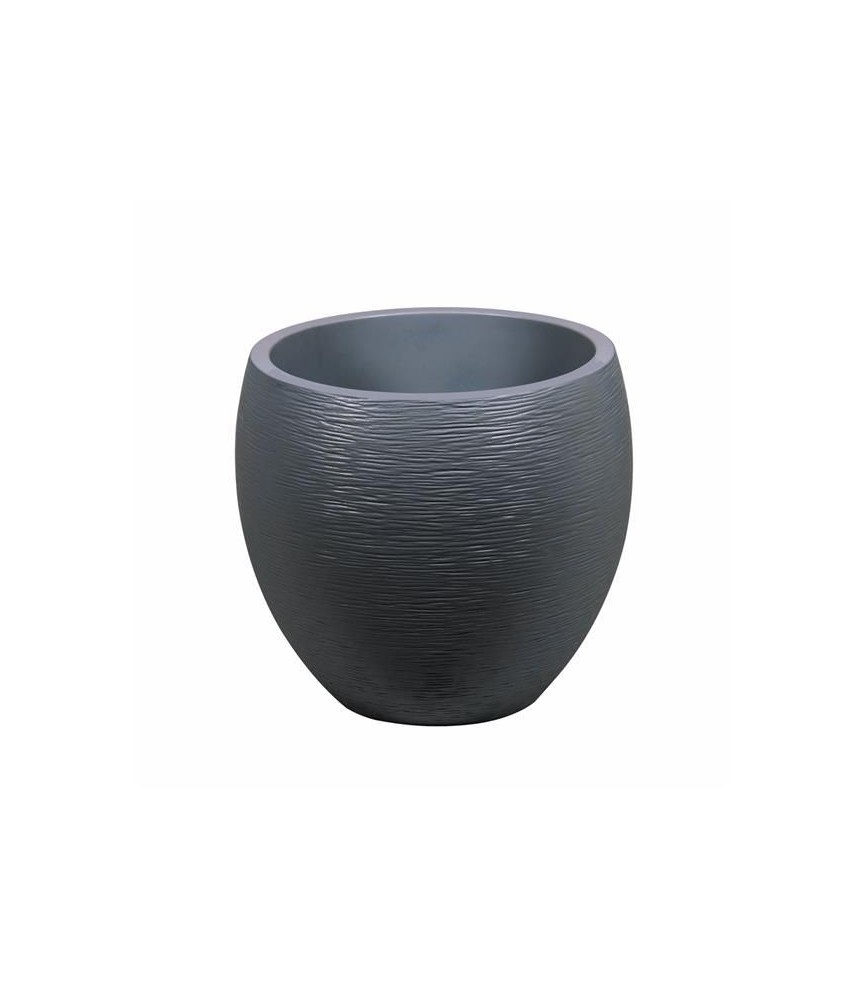 Pot en plastique - EGG Graphit - 46 L - Gris anthracite - EDA Pot en plastique - EGG Graphit - 46 L - Gris anthracite - EDA
