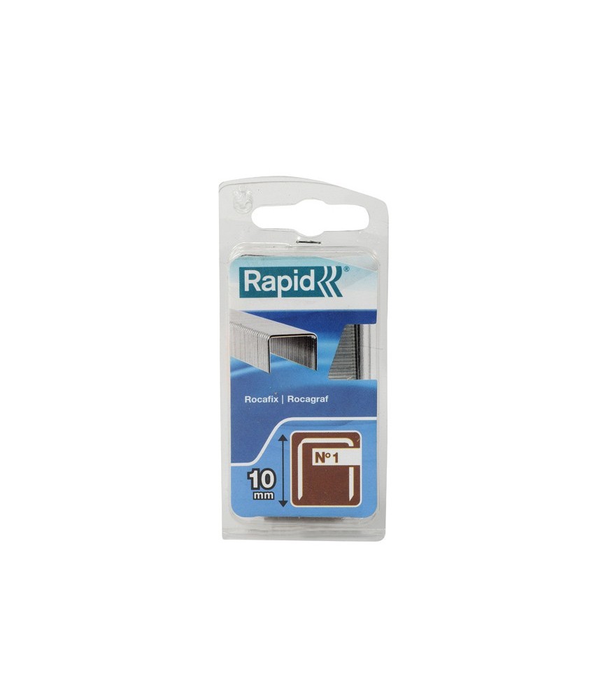 Agrafes décoration et finition N°1 - 10 mm - Lot de 860 - RAPID Agrafes décoration et finition N°1 - 10 mm - Lot de 860 - RAPID