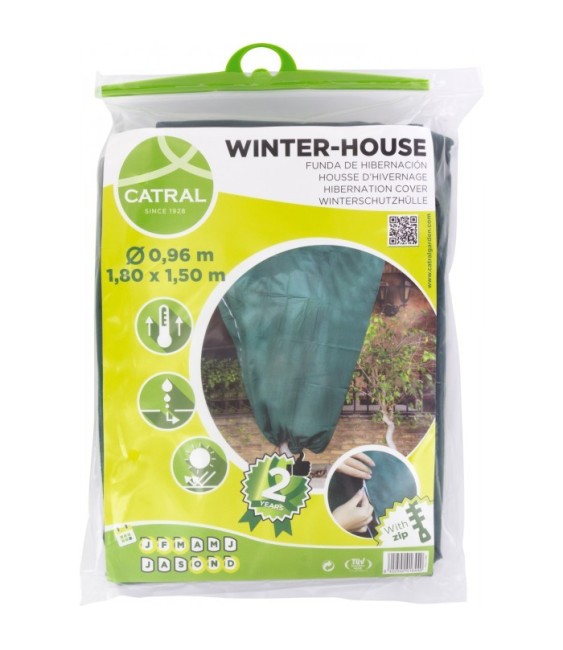Housse d'hivernage en polypropylène - Non tissé - 1.8 m - CATRAL