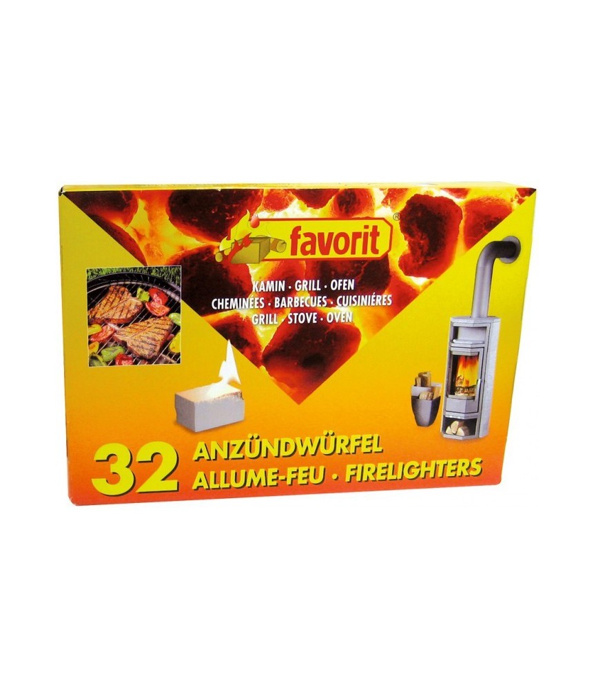 Allume feu barbecue et cheminée - Lot de 32- FAVORIT Allume feu barbecue et cheminée - Lot de 32- FAVORIT