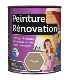 Peinture multi-surfaces - Rénovation - 0.5 L - Taupe - BATIR