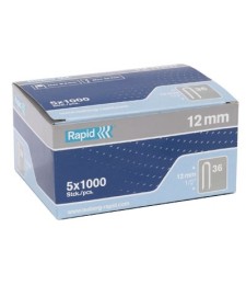 Agrafes Câbles ou cavaliers - N°36 - 12 - Lot de 5000 - RAPID