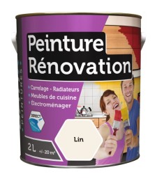 Peinture multi-surfaces - Rénovation - 2 L - Lin - BATIR
