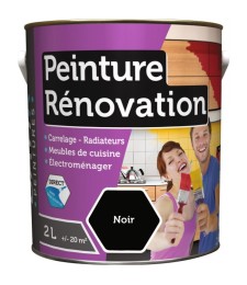 Peinture multi-surfaces - Rénovation - 2 L - Noir - BATIR