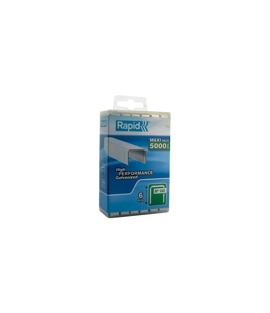 Agrafes Isolation / Assemblage N°140 - 6 mm - Lot de 5000 - RAPID Agrafes Isolation / Assemblage N°140 - 6 mm - Lot de 5000 - RAPID