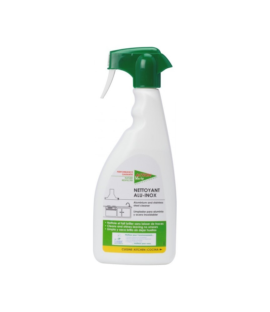 Nettoyant aluminium - Inox - 750 ml - ACTION VERTE Nettoyant aluminium - Inox - 750 ml - ACTION VERTE
