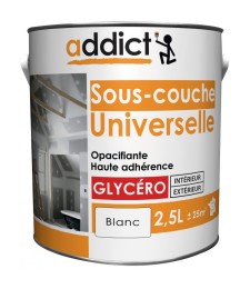 Sous-couche universelle - Opacifiante - Glycéro - Blanc - 2.5 L - ADDICT
