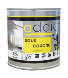 Sous-couche acrylique - Blanc - 0.5 L - ADDICT