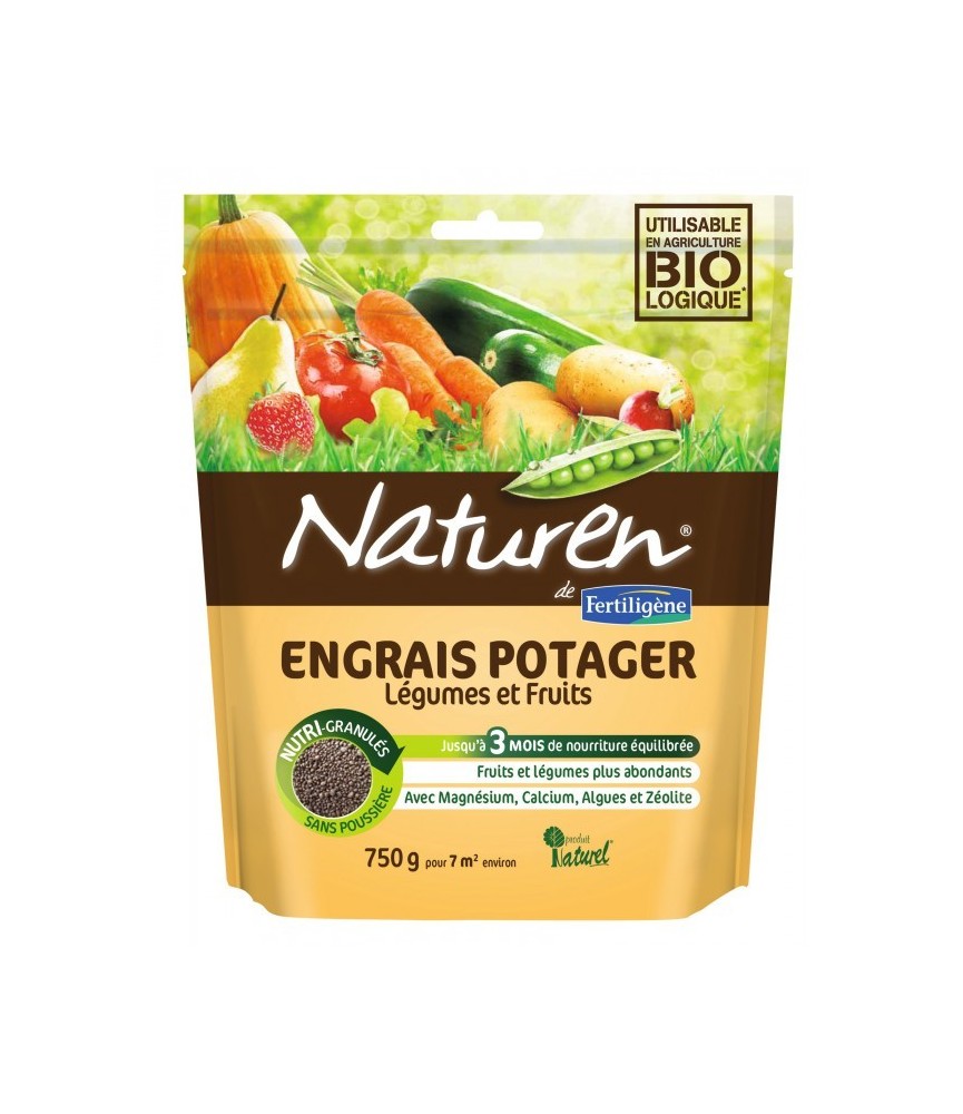 Engrais biologique pour potager - 750 Grs - NATUREN Engrais biologique pour potager - 750 Grs - NATUREN