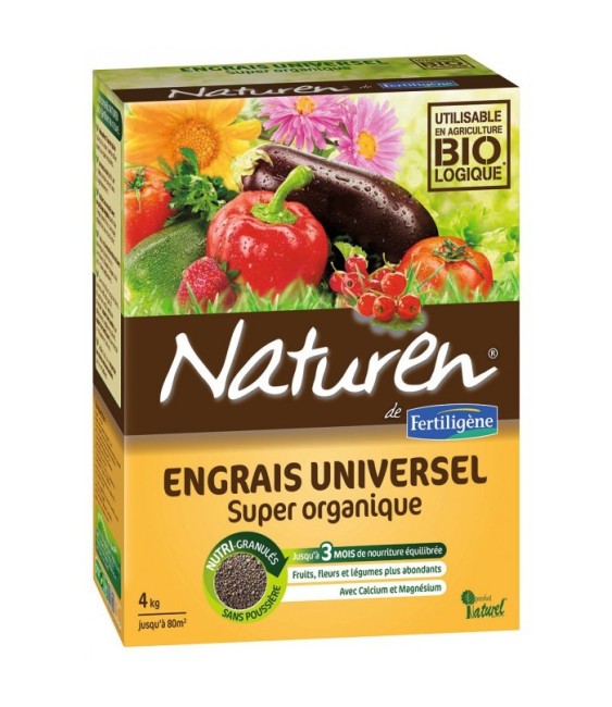 Engrais universel - Super organique - 4 Kgs - NATUREN