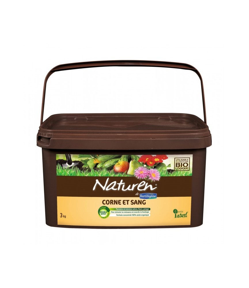 Corne et sang pour plantation du potager - 3 Kgs - NATUREN