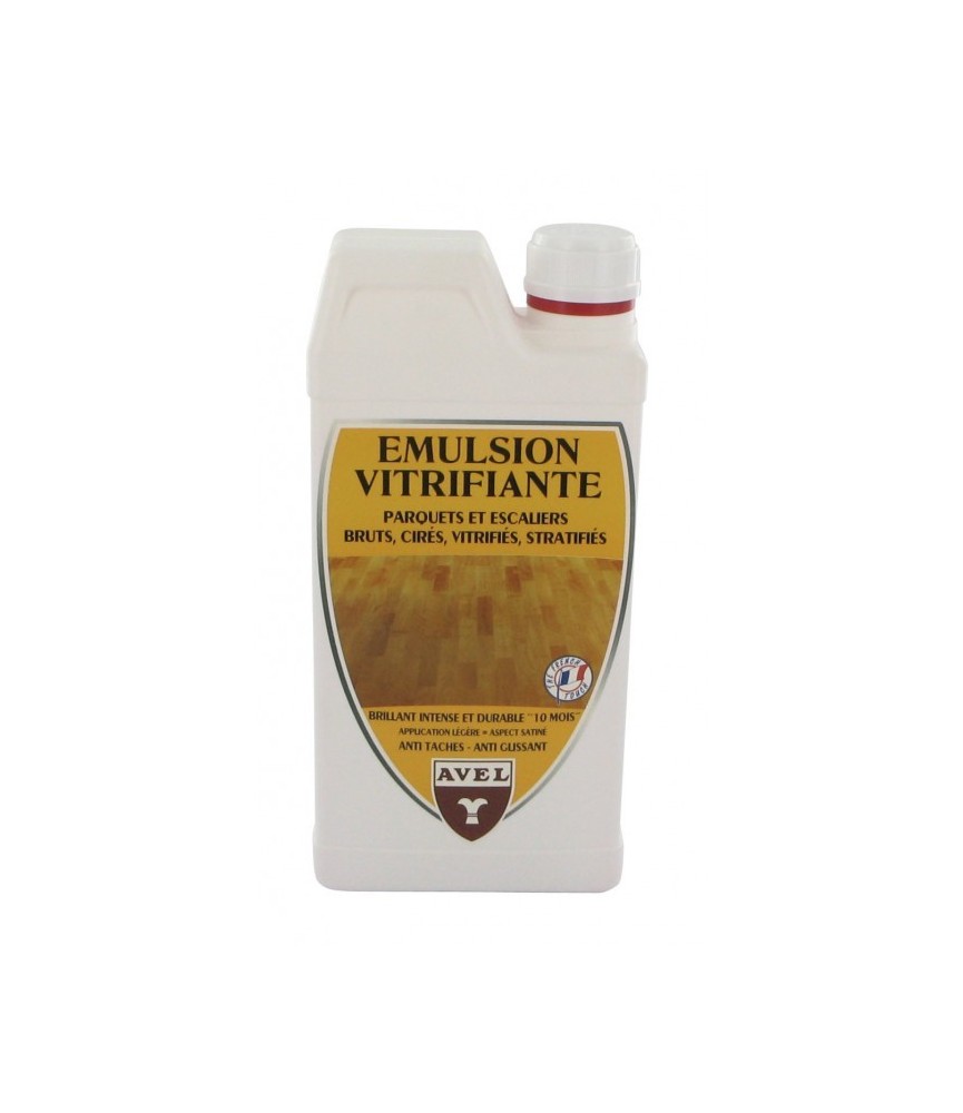 Émulsion vitrifiante pour parquets et escaliers en bois - 1 L - AVEL Émulsion vitrifiante pour parquets et escaliers en bois - 1 L - AVEL