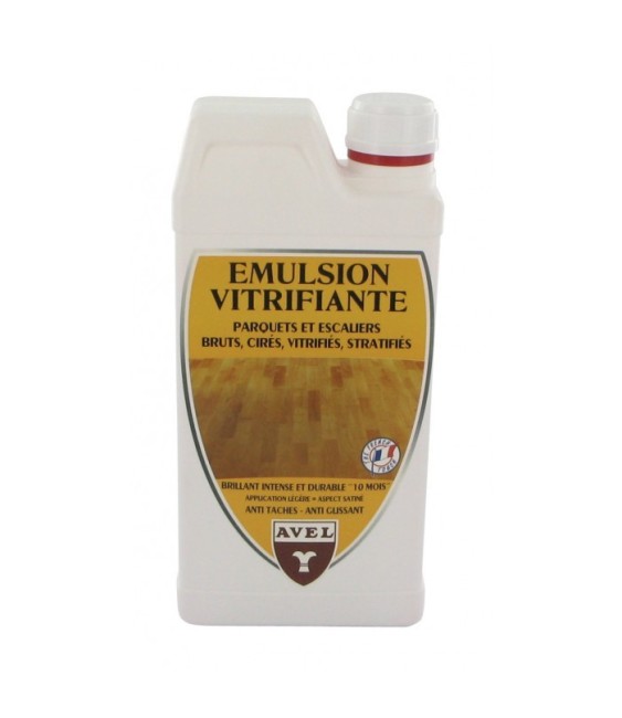 Émulsion vitrifiante pour parquets et escaliers en bois - 1 L - AVEL