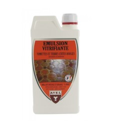 Émulsion vitrifiante pour tomettes et terres cuites rouges - 1 L - AVEL