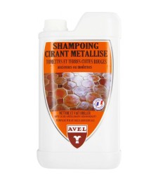 Shampoing cirant métallisé- Tomettes et terres cuites rouges - 1 L - AVEL