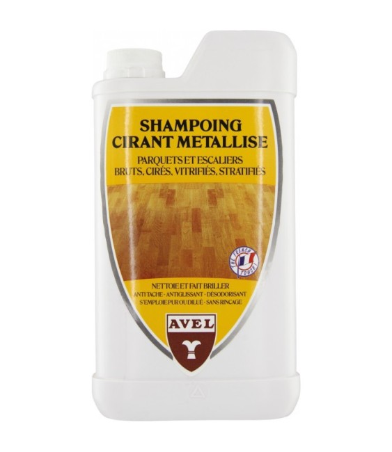 Shampoing cirant métallisé - Parquets et escaliers en bois - 1 L - AVEL