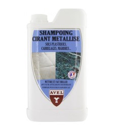 Shampoing cirant métallisé - Sols plastiques et carrelage - 1 L - AVEL
