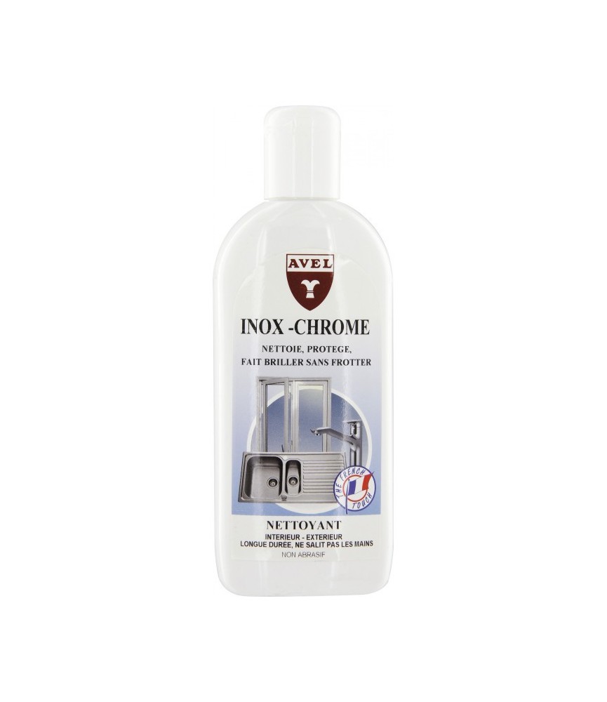 Nettoyant Inox et chrome - 250 ml - AVEL Nettoyant Inox et chrome - 250 ml - AVEL