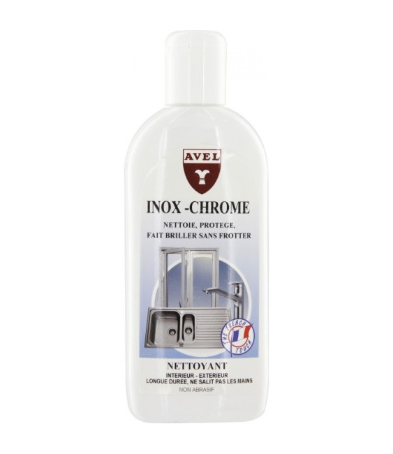 Nettoyant Inox et chrome - 250 ml - AVEL