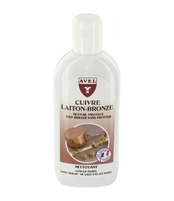 Nettoyant cuivre, laitonet bronze - 250 ml - AVEL