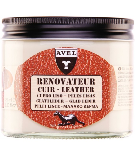 Baume rénovateur pour le cuir - Incolore - 250 ml - AVEL