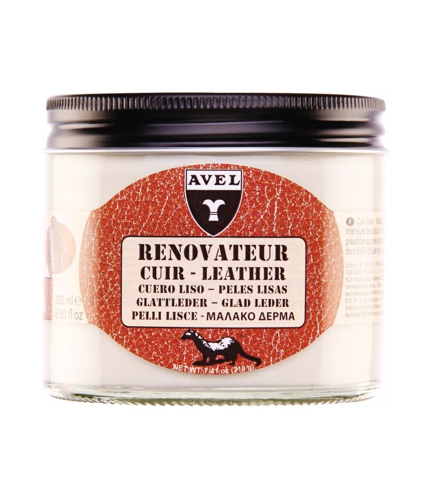 Baume rénovateur pour le cuir - Blanc - 250 ml - AVEL