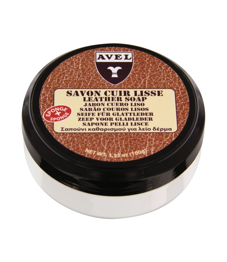 Savon nettoyant et regénérant pour cuir lisse - 100 ml - AVEL Savon nettoyant et regénérant pour cuir lisse - 100 ml - AVEL