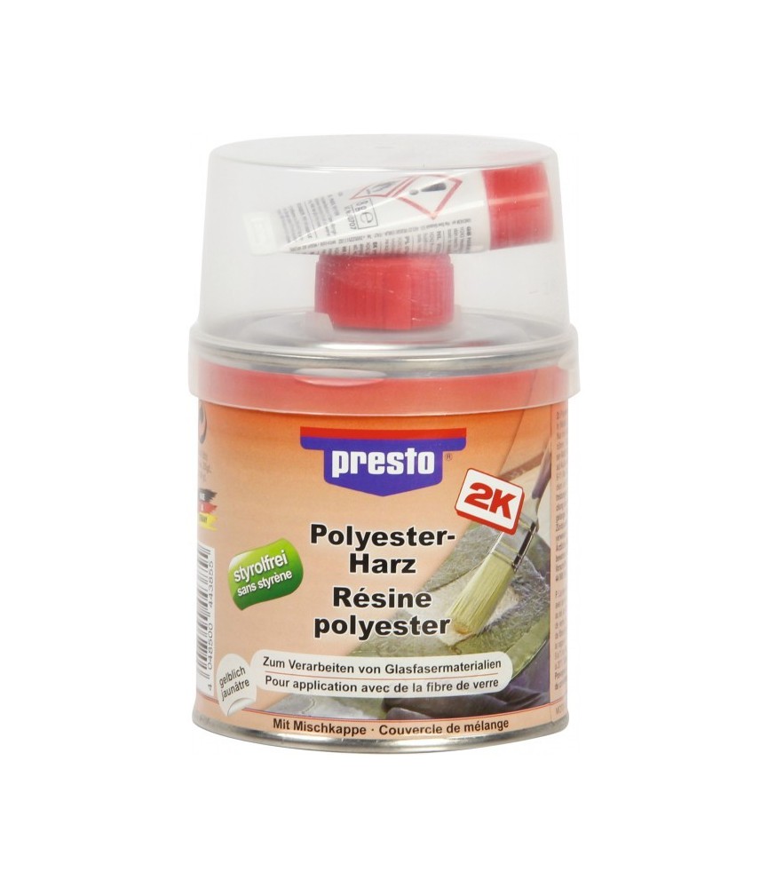 Résine polyster - 1000 Grs - PRESTO Résine polyster - 1000 Grs - PRESTO
