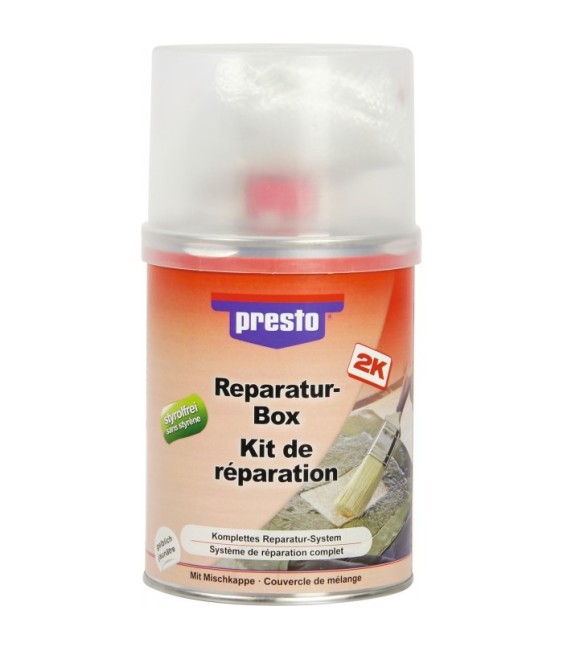 Kit de réparation - Mastic polyster - 1000 Grs - PRESTO
