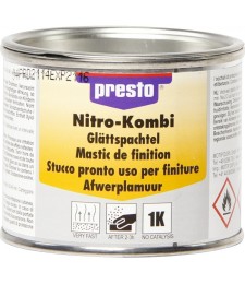 Mastic de finition nitro-cellulosique - 250 Grs - PRESTO
