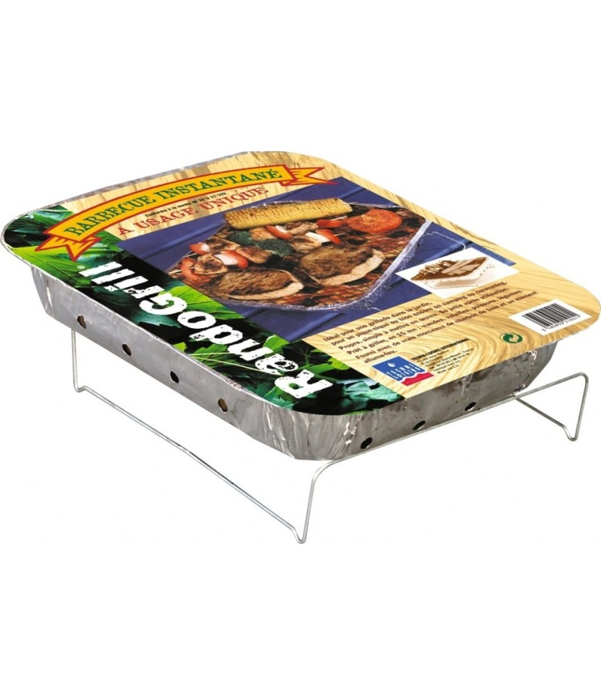 Barbecue jetable instantané - Randofrill Barbecue jetable instantané - Randofrill