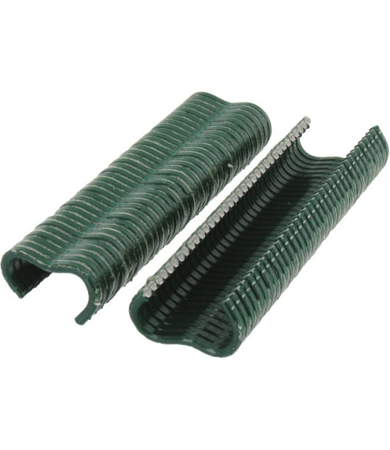 Agrafes à grillage plastifiées vertes - VR22 - Lot de 1100 - RAPID