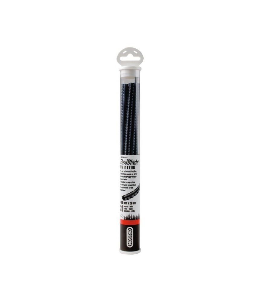 Tube de brins prédécoupés - Flexiblade - 26 cm - 20 brins - OREGON Tube de brins prédécoupés - Flexiblade - 26 cm - 20 brins - OREGON