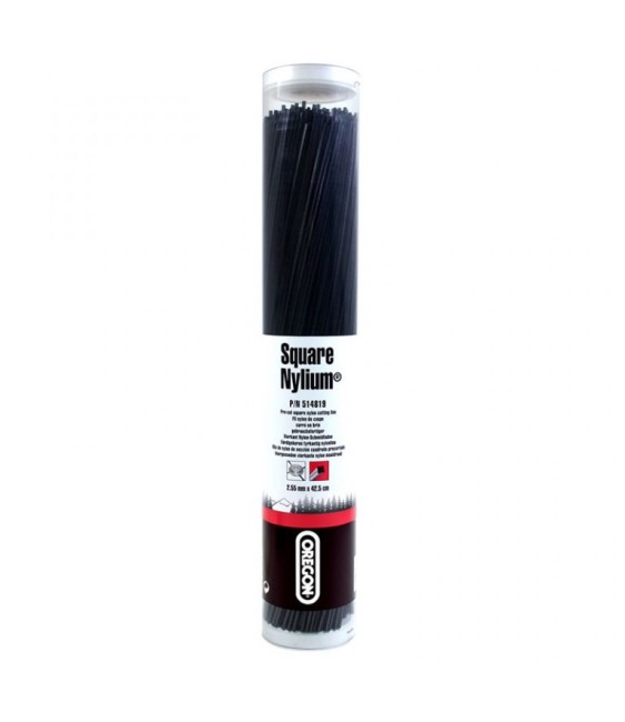 Tube de brins prédécoupés - Nylium - Carré - 2.55 mm - 100 pièces - OREGON
