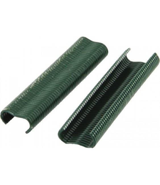Agrafes à grillage plastifiées vertes - VR16 - Lot de 1390 - RAPID