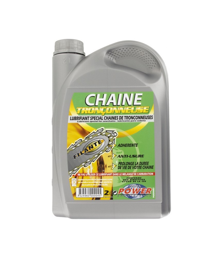 Huile filante spéciale chaine tronconneuse - Bidon 2 l - MINERVA