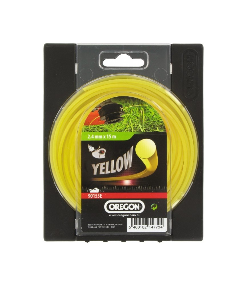 Fil rond pour débrousailleuse - 2.4 mm x 15 M - OREGON Fil rond pour débrousailleuse - 2.4 mm x 15 M - OREGON