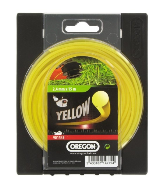 Fil rond pour débrousailleuse - 2.4 mm x 15 M - OREGON