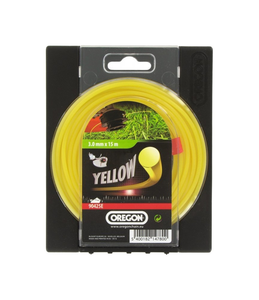 Fil rond pour débrousailleuse - 3 mm x 15 M - OREGON Fil rond pour débrousailleuse - 3 mm x 15 M - OREGON