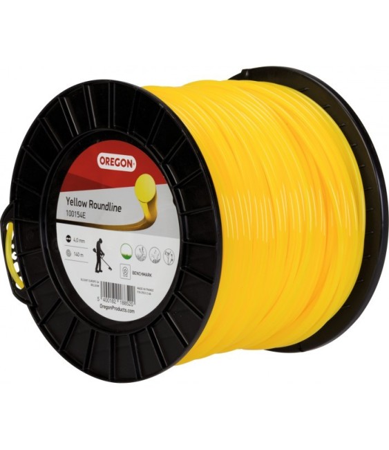 Fil rond pour débrousailleuse - 4 mm x 140 M - OREGON