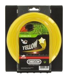 Fil étoile tranchant pour débrousailleuse - Nylium starline - 2.4 mm x 90 M - OREGON
