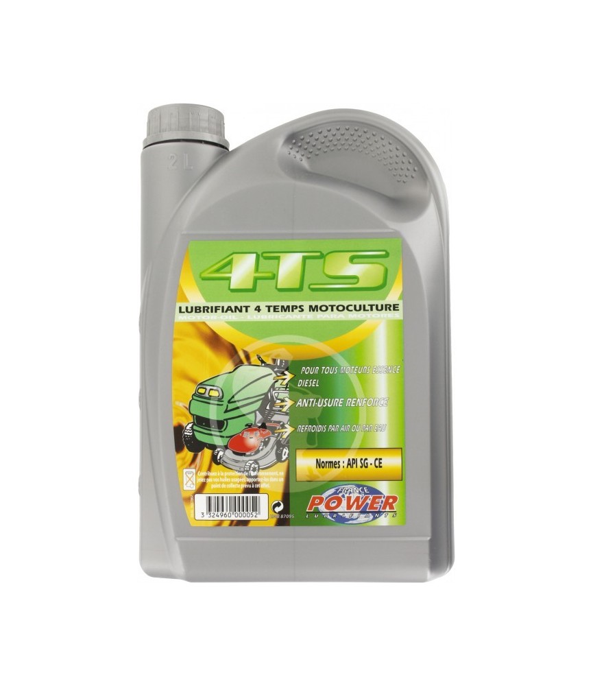 Lubrifiant 4 temps - Motoculture - 2 L - MINERVA Lubrifiant 4 temps - Motoculture - 2 L - MINERVA