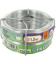 Fil d'attache Filgraf - Zingué - 50 m -  1.3 mm