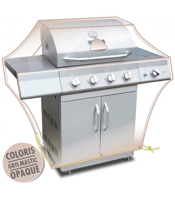 Housse de protection - Barbecue - Gris mastic - MOREL